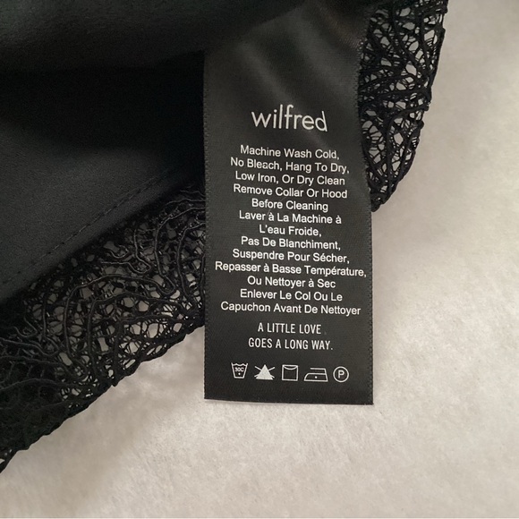 NWT Aritzia Wilfred Black Leonie Dress, Size S - Picture 16 of 16